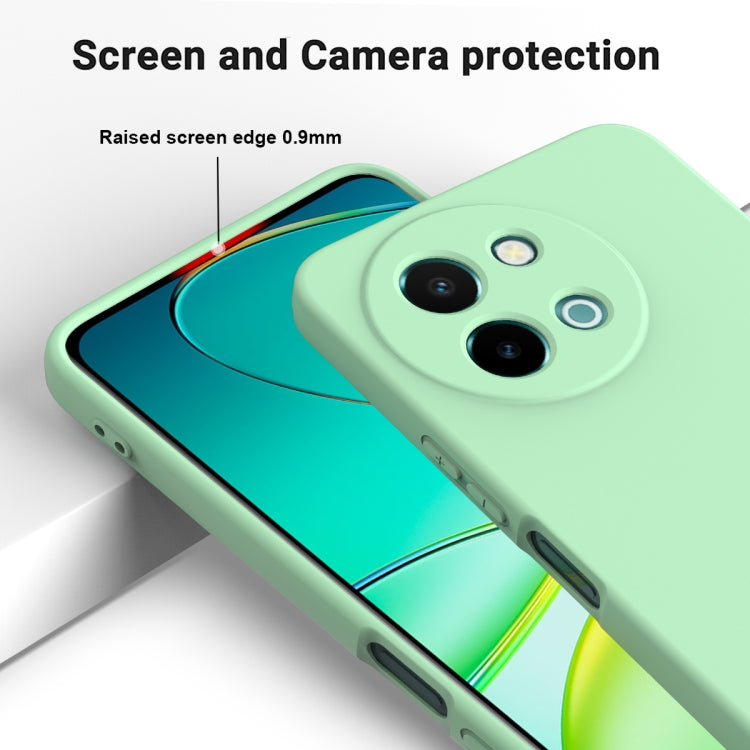 For vivo Y38 5G Solid Color Liquid Silicone Dropproof Full Coverage Phone Case