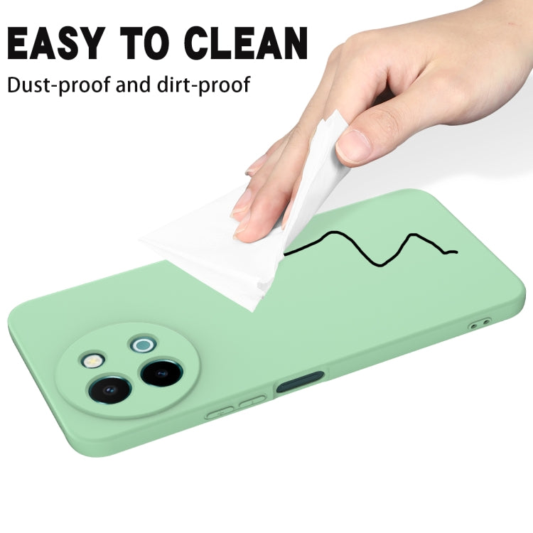 For vivo Y38 5G Solid Color Liquid Silicone Dropproof Full Coverage Phone Case