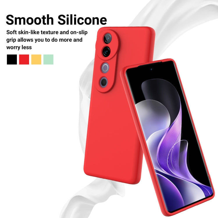 For vivo V40 / S19 Pro Solid Color Liquid Silicone Dropproof Full Coverage Phone Case