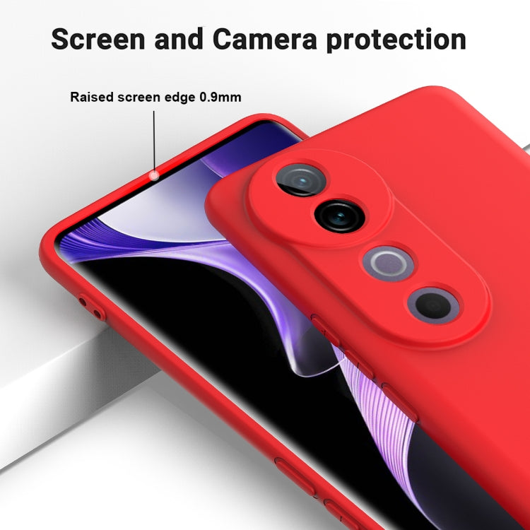 For vivo V40 / S19 Pro Solid Color Liquid Silicone Dropproof Full Coverage Phone Case