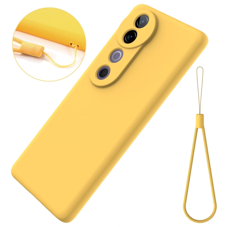 For vivo V40 / S19 Pro Solid Color Liquid Silicone Dropproof Full Coverage Phone Case