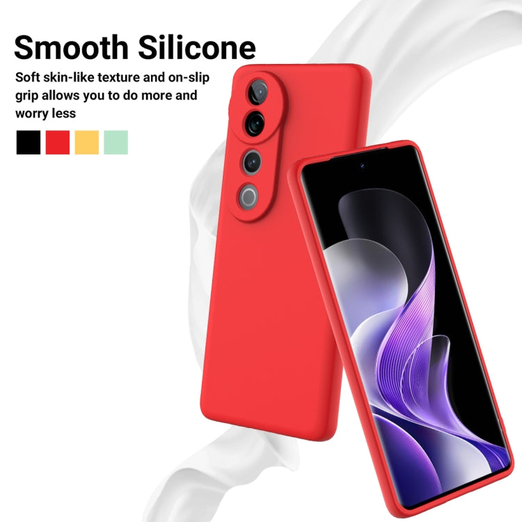 For vivo V40 Pro Solid Color Liquid Silicone Dropproof Full Coverage Phone Case