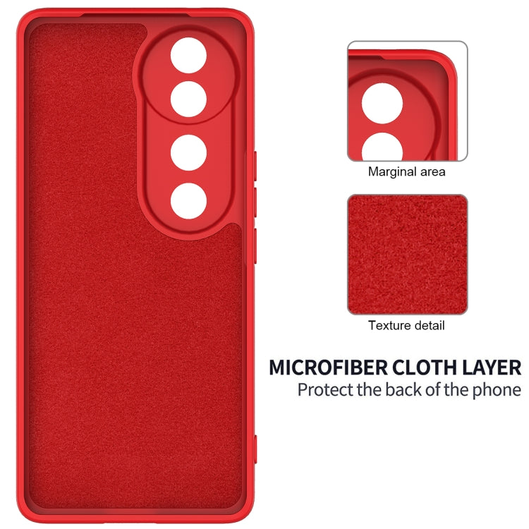 For vivo V40 Pro Solid Color Liquid Silicone Dropproof Full Coverage Phone Case