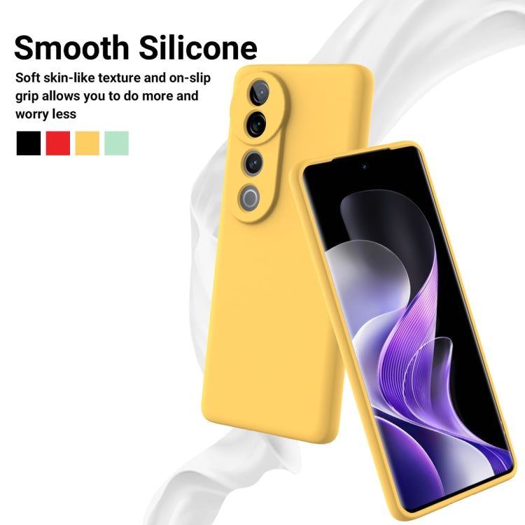 For vivo V40 Pro Solid Color Liquid Silicone Dropproof Full Coverage Phone Case