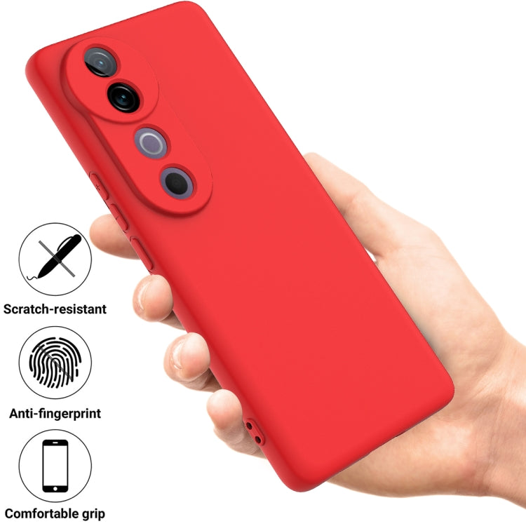 For vivo S19 Solid Color Liquid Silicone Dropproof Full Coverage Phone Case