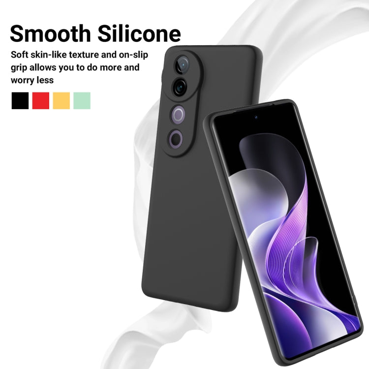 For vivo S19 Solid Color Liquid Silicone Dropproof Full Coverage Phone Case