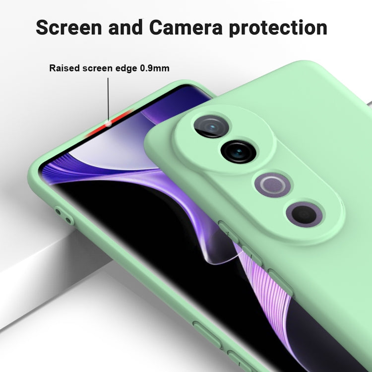 For vivo S19 Solid Color Liquid Silicone Dropproof Full Coverage Phone Case