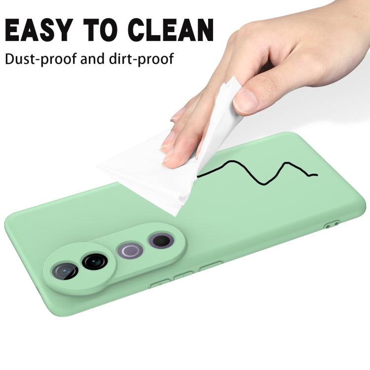 For vivo S19 Solid Color Liquid Silicone Dropproof Full Coverage Phone Case