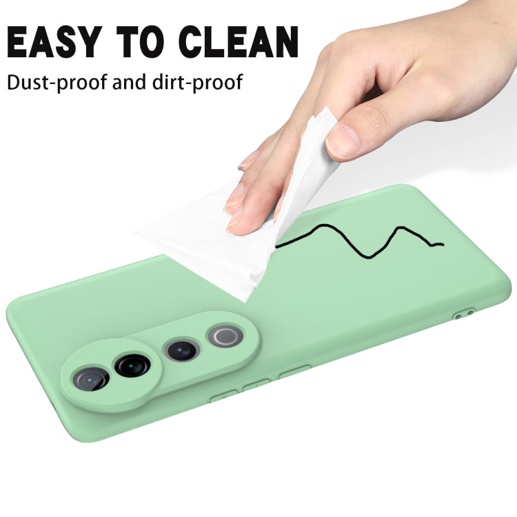 For vivo T3 Ultra Solid Color Liquid Silicone Dropproof Full Coverage Phone Case