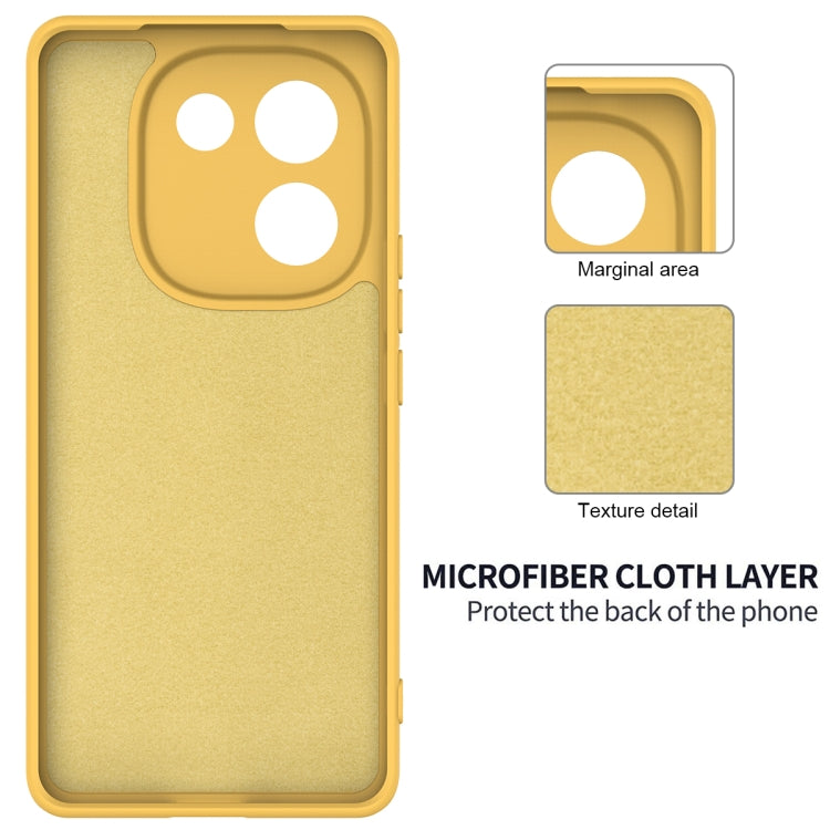 For vivo iQOO Z9s Pro / T3 Pro Solid Color Liquid Silicone Dropproof Full Coverage Phone Case
