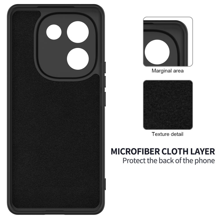 For vivo iQOO Z9s Pro / T3 Pro Solid Color Liquid Silicone Dropproof Full Coverage Phone Case