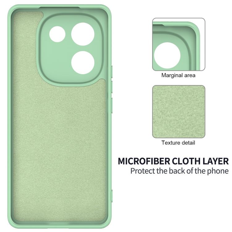 For vivo iQOO Z9s Pro / T3 Pro Solid Color Liquid Silicone Dropproof Full Coverage Phone Case