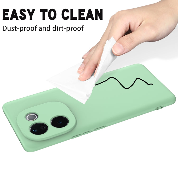 For vivo iQOO Z9s Pro / T3 Pro Solid Color Liquid Silicone Dropproof Full Coverage Phone Case