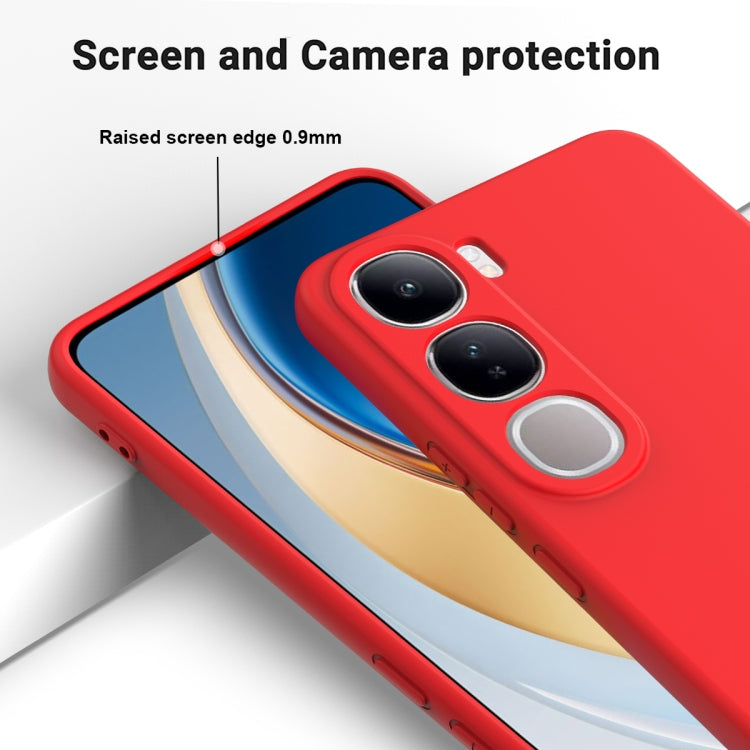 For vivo V40 Lite 5G / 4G IDN Solid Color Liquid Silicone Dropproof Full Coverage Phone Case