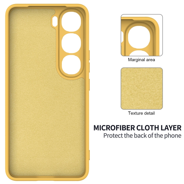 For vivo V40 Lite 5G / 4G IDN Solid Color Liquid Silicone Dropproof Full Coverage Phone Case