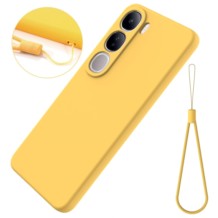 For vivo V40 Lite 5G / 4G IDN Solid Color Liquid Silicone Dropproof Full Coverage Phone Case