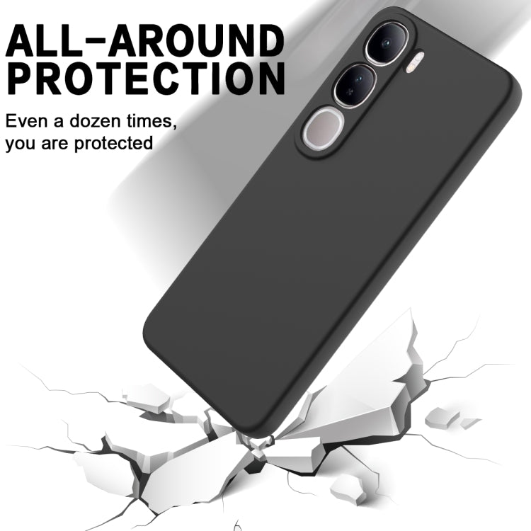 For vivo V40 Lite 5G / 4G IDN Solid Color Liquid Silicone Dropproof Full Coverage Phone Case