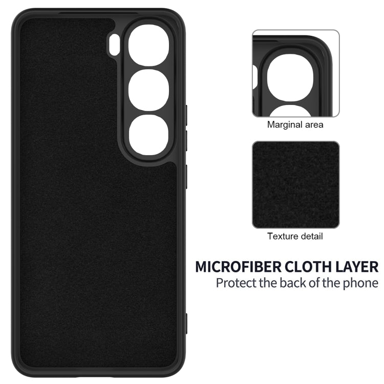 For vivo V40 Lite 5G / 4G IDN Solid Color Liquid Silicone Dropproof Full Coverage Phone Case