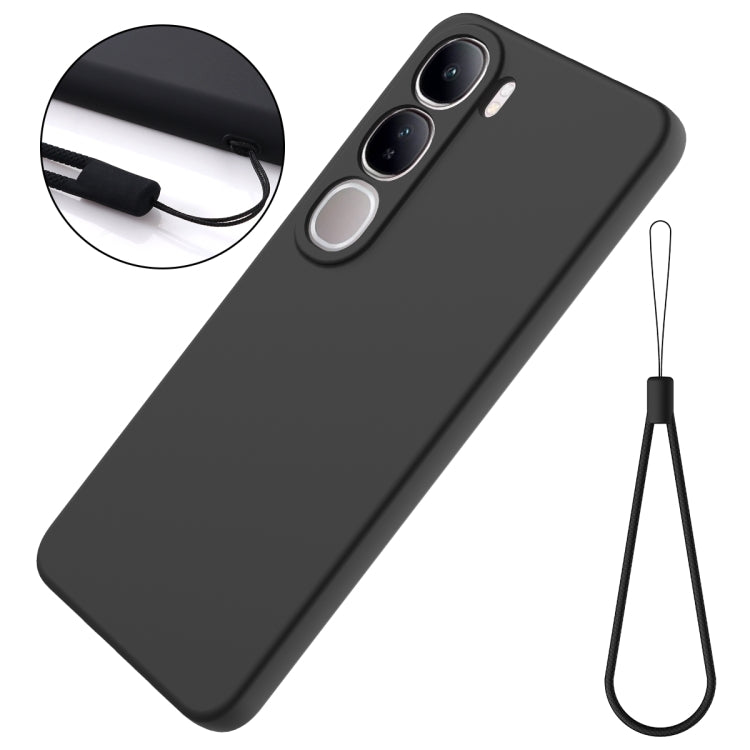 For vivo V40 Lite 5G / 4G IDN Solid Color Liquid Silicone Dropproof Full Coverage Phone Case