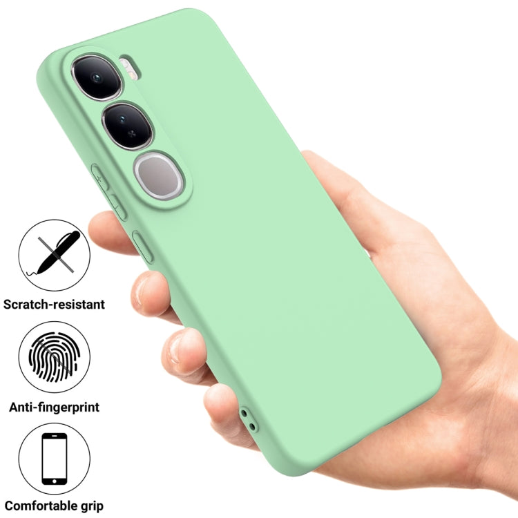 For vivo V40 Lite 5G / 4G IDN Solid Color Liquid Silicone Dropproof Full Coverage Phone Case