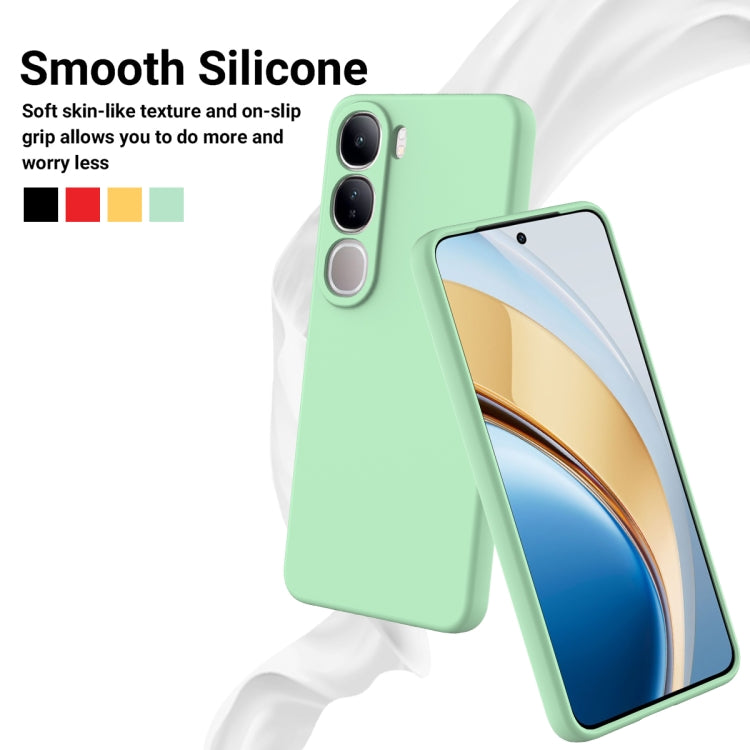 For vivo V40 Lite 5G / 4G IDN Solid Color Liquid Silicone Dropproof Full Coverage Phone Case