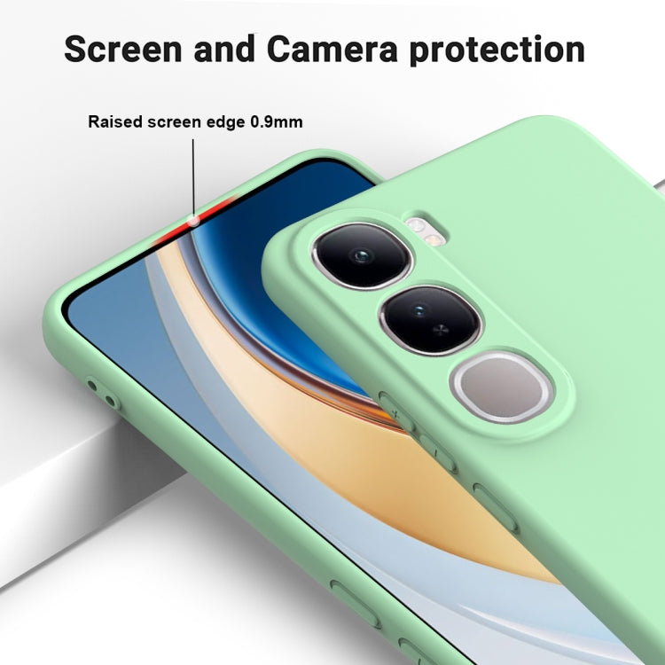For vivo V40 Lite 5G / 4G IDN Solid Color Liquid Silicone Dropproof Full Coverage Phone Case