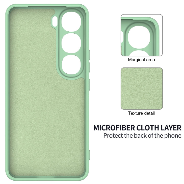 For vivo V40 Lite 5G / 4G IDN Solid Color Liquid Silicone Dropproof Full Coverage Phone Case