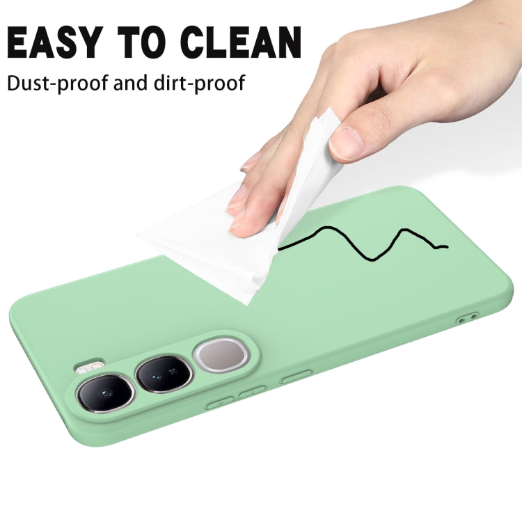 For vivo V40 Lite 5G / 4G IDN Solid Color Liquid Silicone Dropproof Full Coverage Phone Case