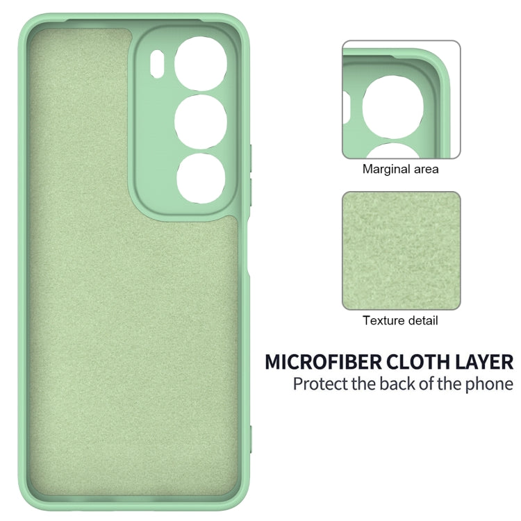 For vivo Y19s Solid Color Liquid Silicone Dropproof Full Coverage Phone Case