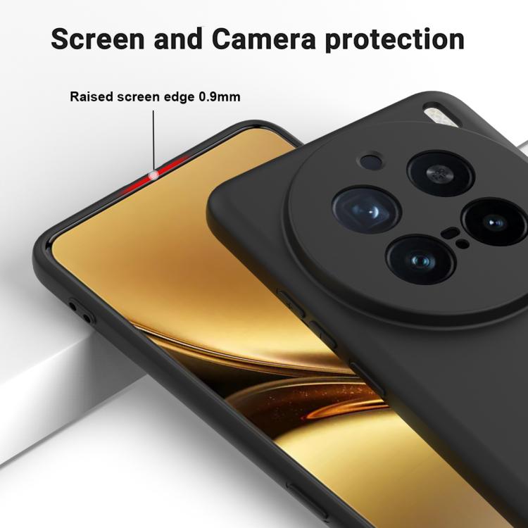 For vivo X200 Pro Solid Color Liquid Silicone Dropproof Full Coverage Phone Case