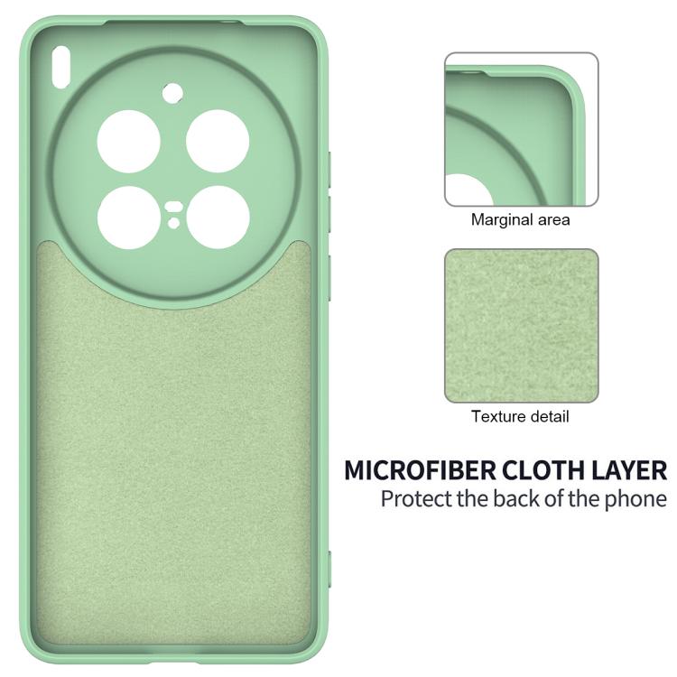 For vivo X200 Pro Solid Color Liquid Silicone Dropproof Full Coverage Phone Case