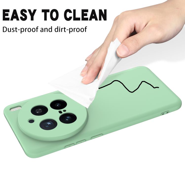 For vivo X200 Pro Solid Color Liquid Silicone Dropproof Full Coverage Phone Case