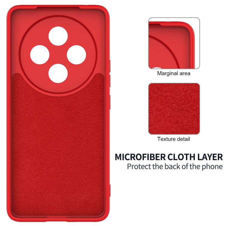 For vivo Y300 Pro Solid Color Liquid Silicone Dropproof Full Coverage Phone Case