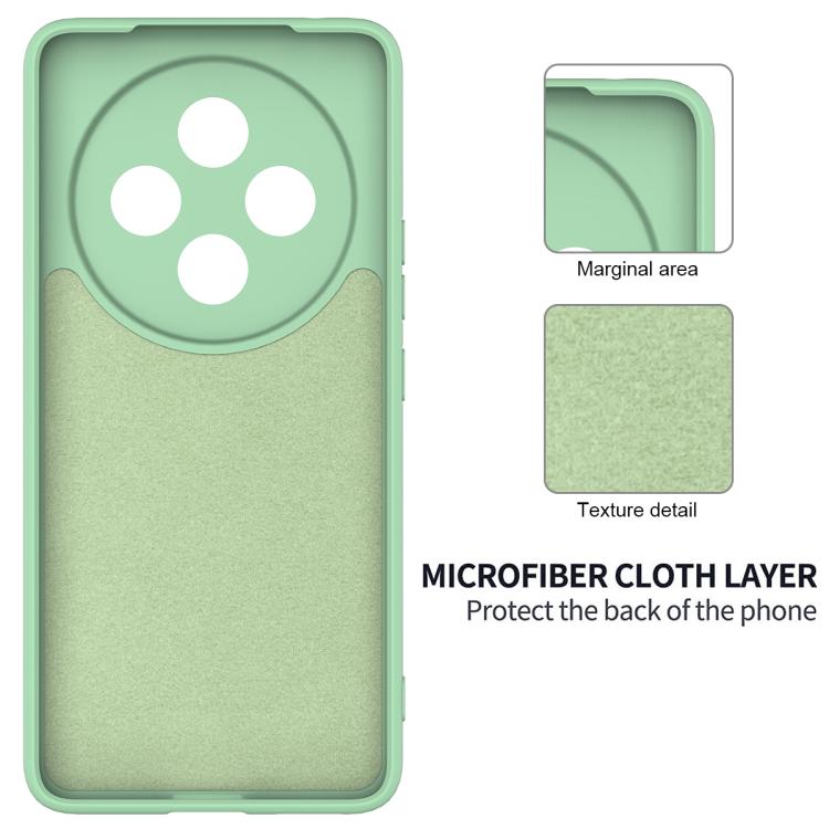 For vivo Y300 Pro Solid Color Liquid Silicone Dropproof Full Coverage Phone Case