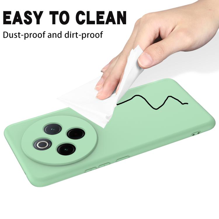 For vivo Y300 Pro Solid Color Liquid Silicone Dropproof Full Coverage Phone Case