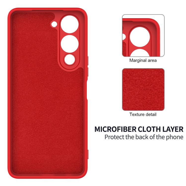 For vivo Y04 4G / Y29s 5G / Y19e India Solid Color Liquid Silicone Dropproof Full Coverage Phone Case