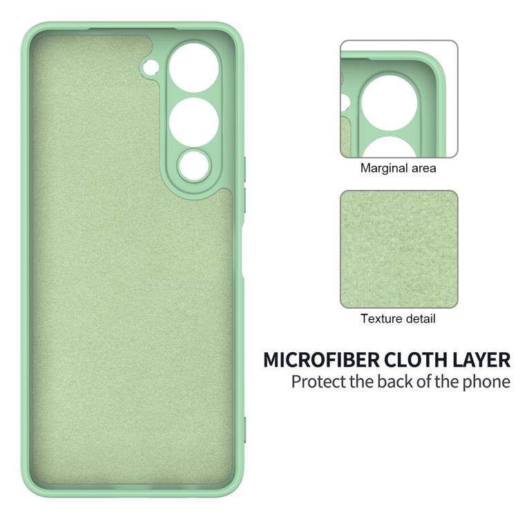 For vivo Y04 4G / Y29s 5G / Y19e India Solid Color Liquid Silicone Dropproof Full Coverage Phone Case