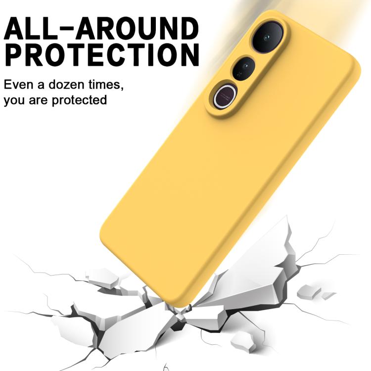 For vivo V50 Lite 4G / 5G Solid Color Liquid Silicone Dropproof Full Coverage Phone Case