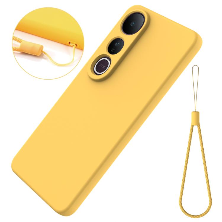 For vivo V50 Lite 4G / 5G Solid Color Liquid Silicone Dropproof Full Coverage Phone Case