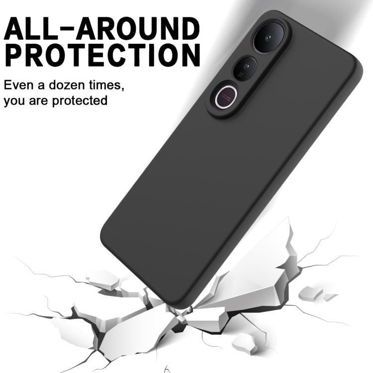 For vivo V50 Lite 4G / 5G Solid Color Liquid Silicone Dropproof Full Coverage Phone Case