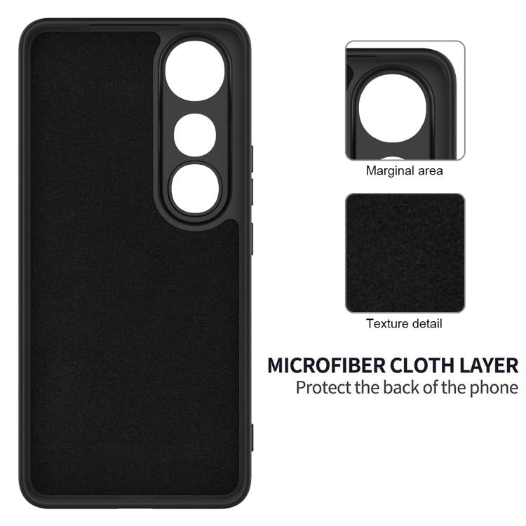 For vivo V50 Lite 4G / 5G Solid Color Liquid Silicone Dropproof Full Coverage Phone Case