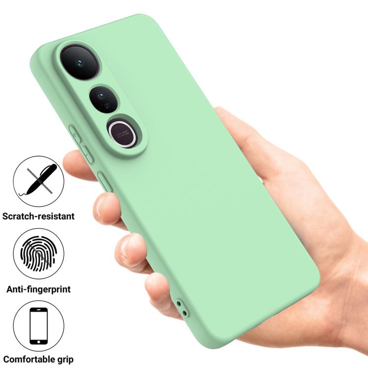 For vivo V50 Lite 4G / 5G Solid Color Liquid Silicone Dropproof Full Coverage Phone Case