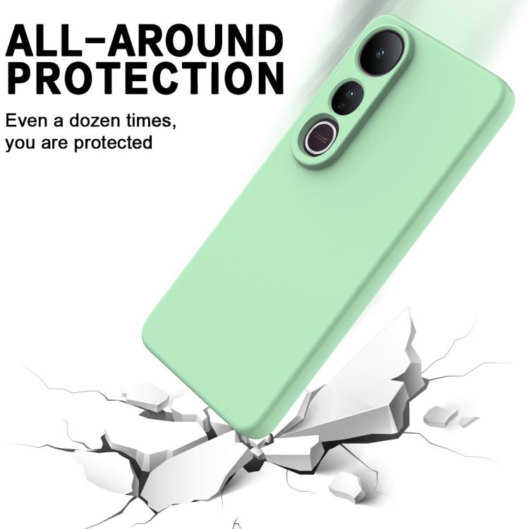 For vivo V50 Lite 4G / 5G Solid Color Liquid Silicone Dropproof Full Coverage Phone Case