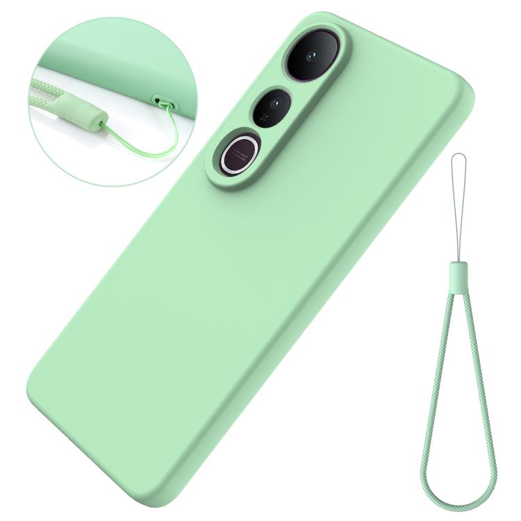 For vivo V50 Lite 4G / 5G Solid Color Liquid Silicone Dropproof Full Coverage Phone Case
