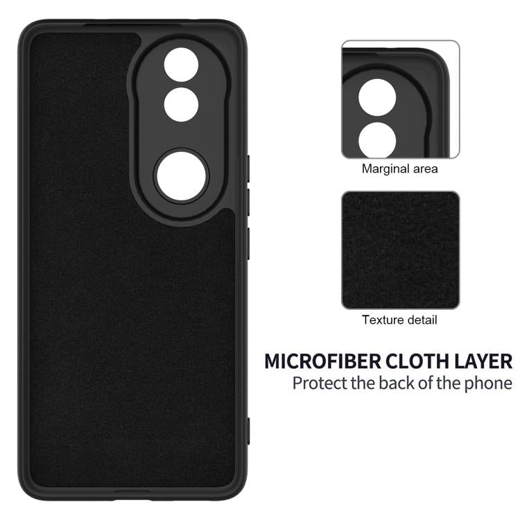 For vivo V50e 5G Solid Color Liquid Silicone Dropproof Full Coverage Phone Case