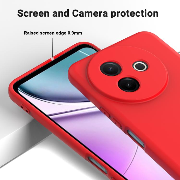 For vivo Y39 5G / Y300i 5G Solid Color Liquid Silicone Dropproof Full Coverage Phone Case