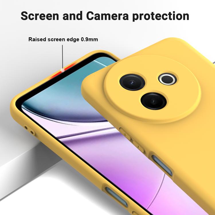 For vivo Y39 5G / Y300i 5G Solid Color Liquid Silicone Dropproof Full Coverage Phone Case