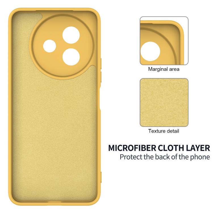For vivo Y39 5G / Y300i 5G Solid Color Liquid Silicone Dropproof Full Coverage Phone Case