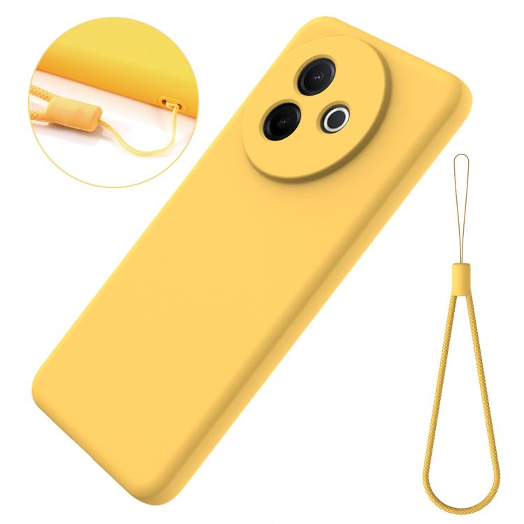 For vivo Y39 5G / Y300i 5G Solid Color Liquid Silicone Dropproof Full Coverage Phone Case