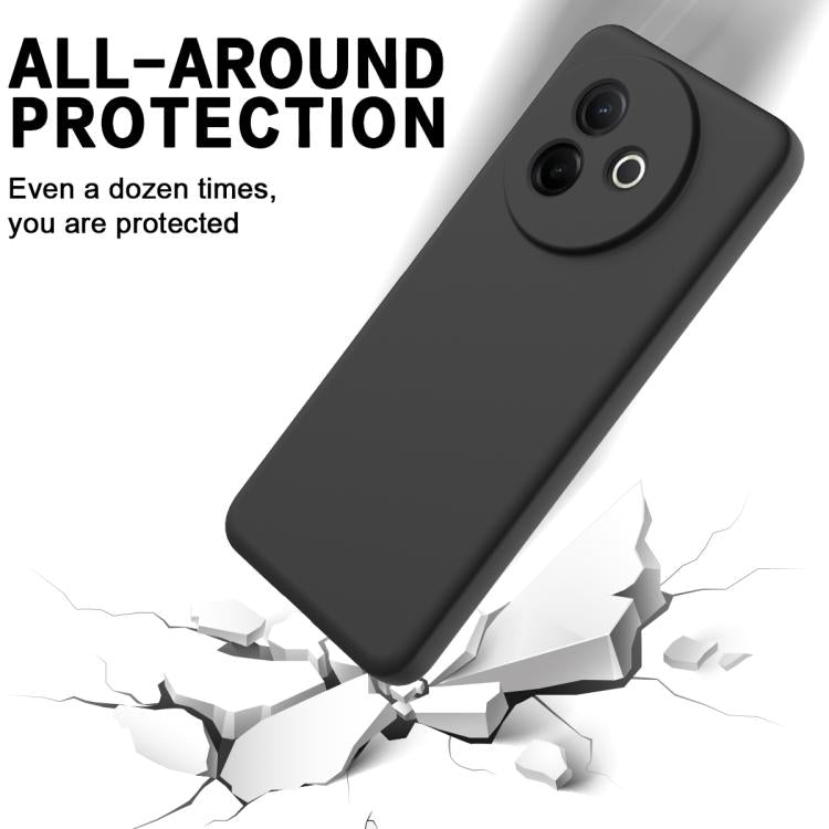 For vivo Y39 5G / Y300i 5G Solid Color Liquid Silicone Dropproof Full Coverage Phone Case